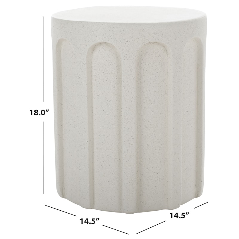 SAFAVIEH Nikolaus Accent Table (Fully Assembled) - 15"W x 15"D x 18"H