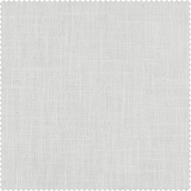 Exclusive Fabrics Simply Faux Linen Curtains - 2 Panels - Light Filtering Window Curtains