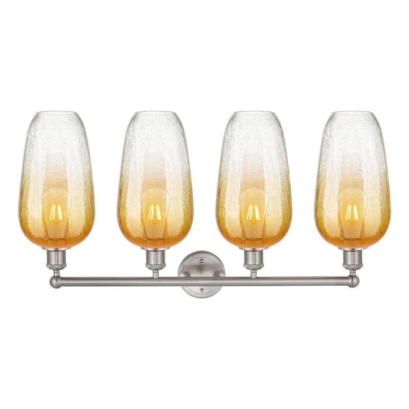 Innovations Lighting Endless Possibilities Edison - Brookhaven Flute - 4 Light 34" Bath Vanity Light