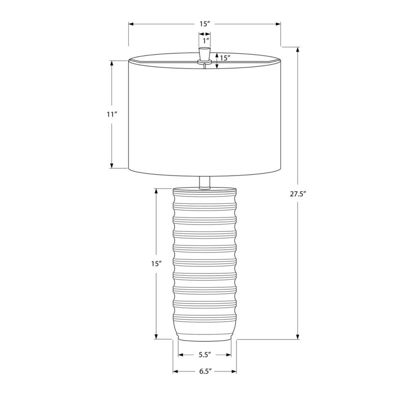 Lighting, 28"h, Table Lamp, Cream Resin, Ivory / Cream Shade, Transitional