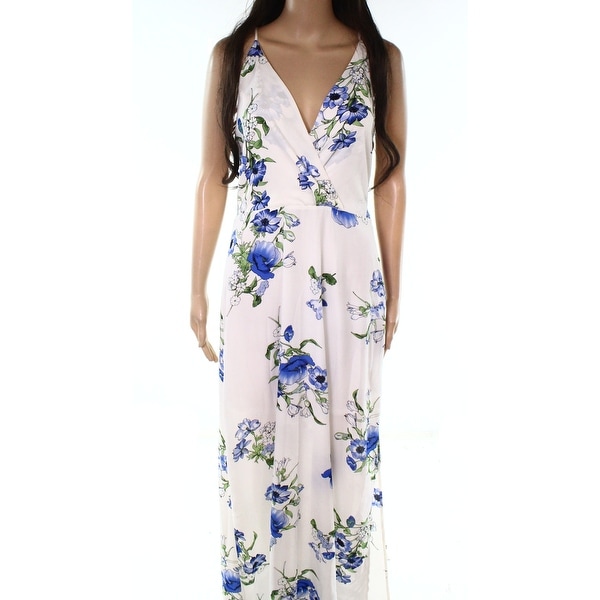 lush surplice maxi dress