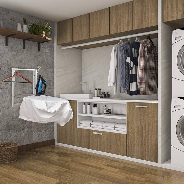 Shop Ivation Wall Mounted Ironing Board Compact 36 2 X 12 2