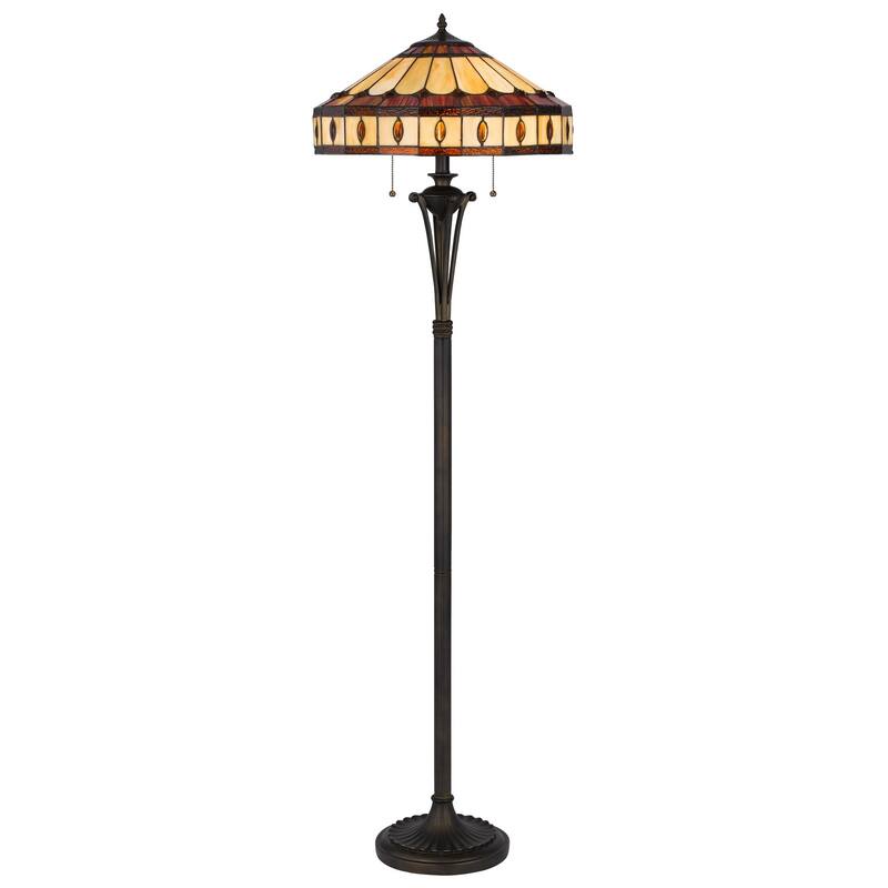 60W x 2 Tiffany floor lamp