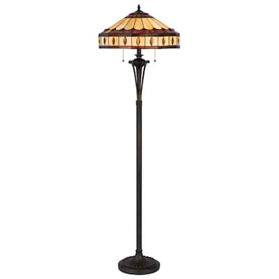 60W x 2 Tiffany floor lamp