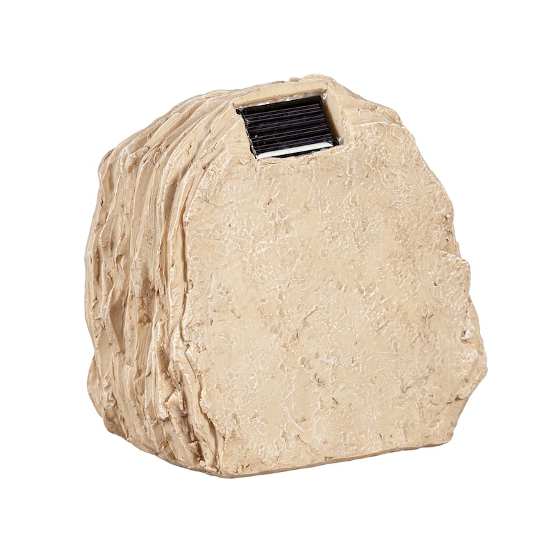 8 in. Solar Sentimental Memorial Resin Garden Statue, Stars