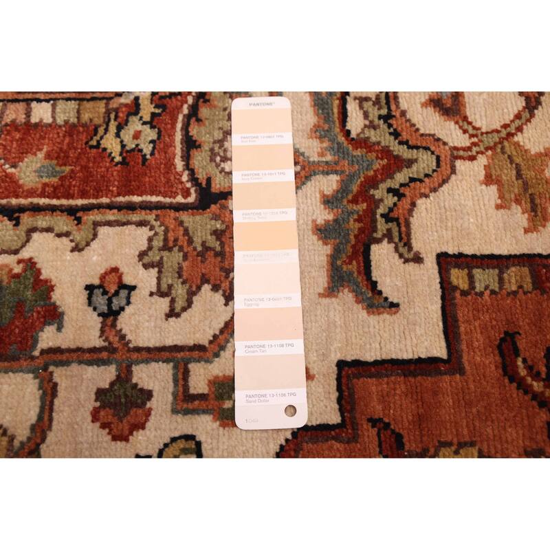 ECARPETGALLERY Hand-knotted Jules Sultane Ivory Wool Rug - 7'8 x 9'8