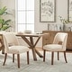 preview thumbnail 3 of 144, Wooden Dining Chairs Set of 2/4/6,Modern Fabric Upholstered Dining Room Chair Kitchen Chairs Set of 2 - Beige