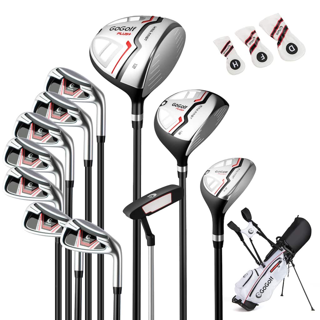Gymax 12PCS Women's Complete Golf Club Set Right Hand w/ Golf Stand