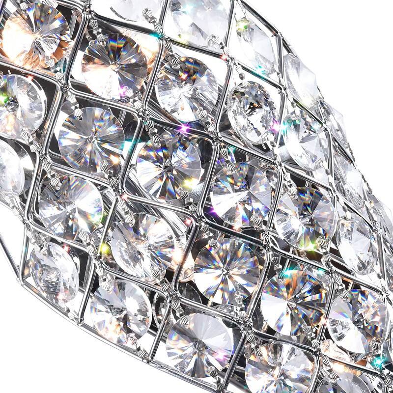 Chique 4 Light Chrome Wall Sconce