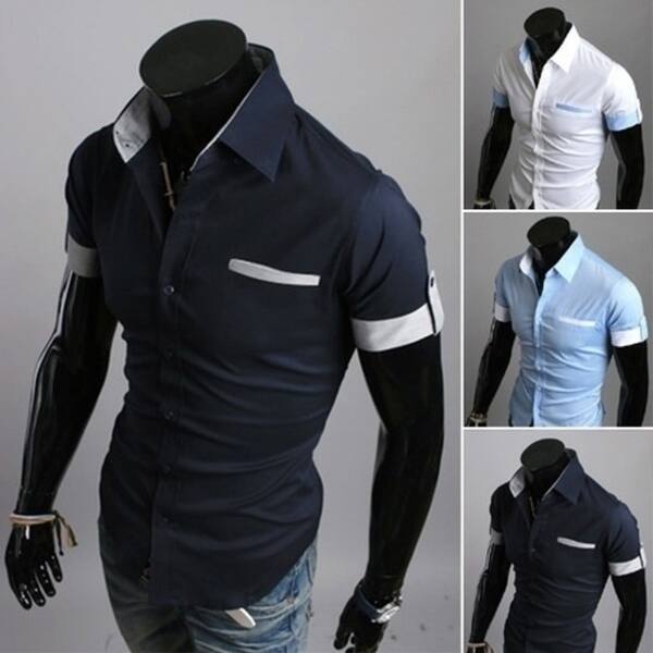 Shop Men S Fashion Casual Shirt Polos Mens Hot Sale Fashion