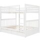 preview thumbnail 24 of 105, Modern Style Wooden Bunk Bed with Ladders and Two Storage Drawers