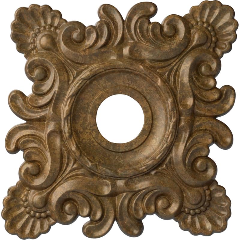 18"W x 18"H x 3 1/4"ID x 1 1/2"P Crawley Ceiling Medallion