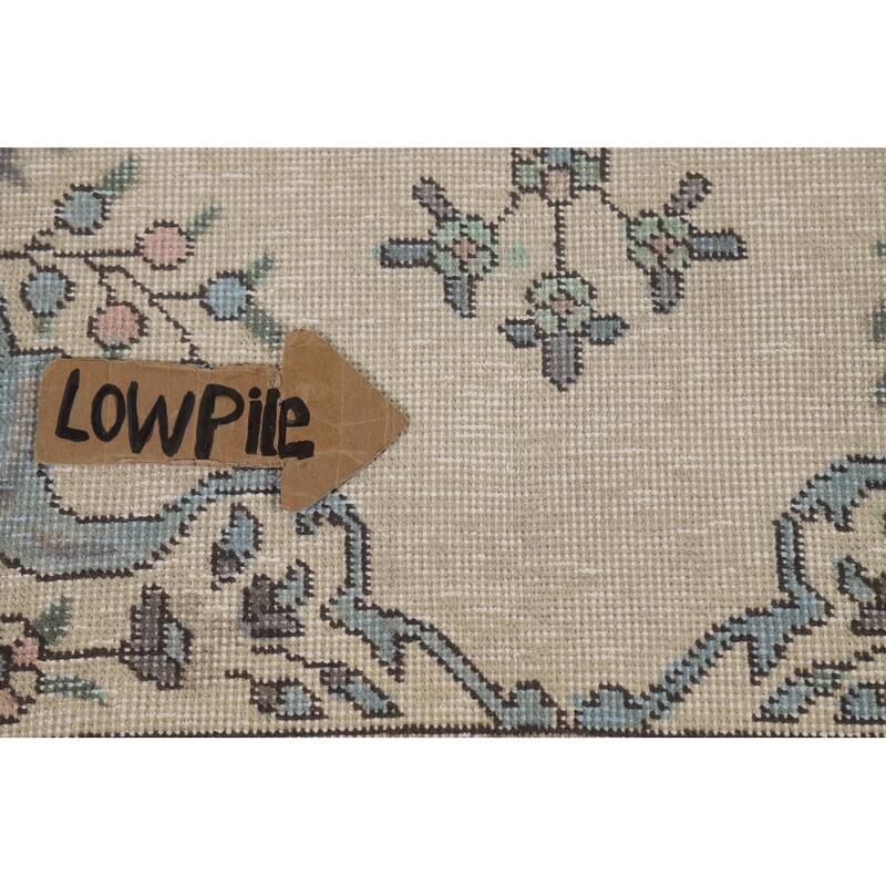 Floral Medallion Tabriz Persian Area Rug Handmade Wool Carpet - 6'7"x 9'8"