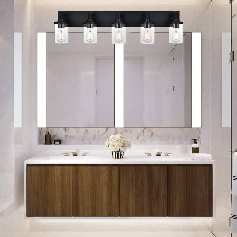 Modern Bathroom Lights with Clear Shape