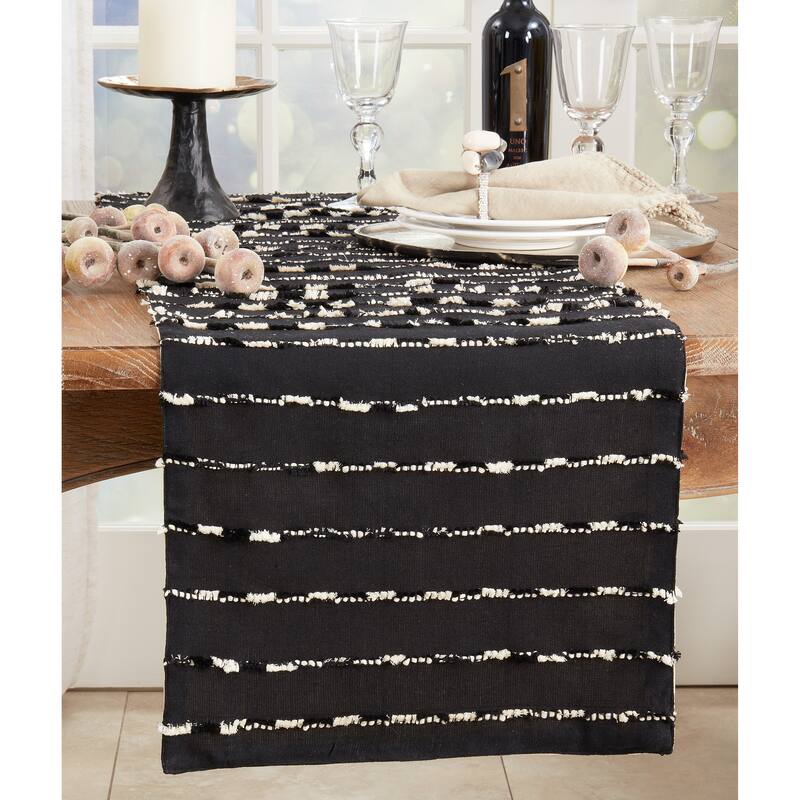 Table Runner With Stripe Design - 16"x72"