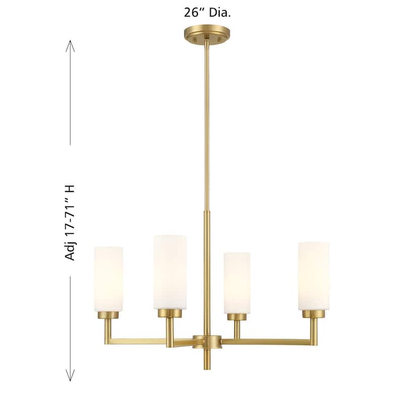 4-Light Chandelier By Trade Winds