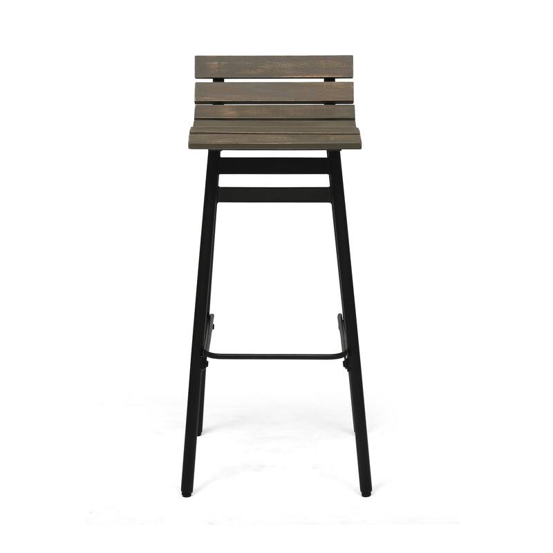 Pepperwood Wooden Barstool (Set of 2) by Christopher Knight Home