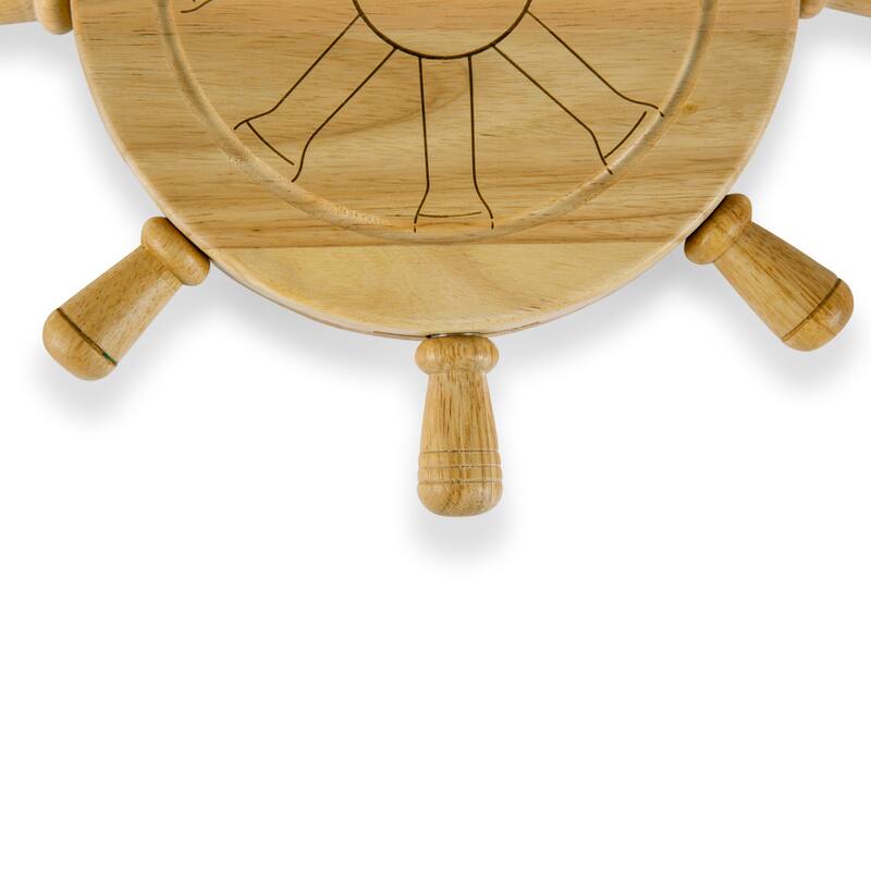 Picnic Time Mariner Lazy Susan Cheese Board & Tools Set