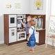 preview thumbnail 2 of 8, Gymax Wooden Corner Play Kitchen w/ Lights & Sounds Water Circulation