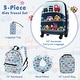 preview thumbnail 29 of 38, Costway 5 PCS Kids Luggage Set with Backpack Neck Pillow Luggage Tag - See Details