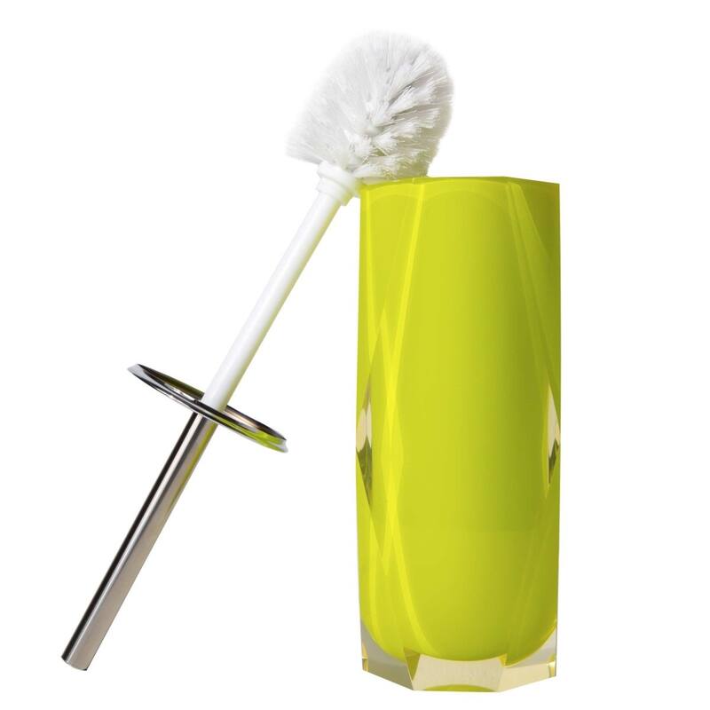 Sparkles Home Faceted Toilet Brush - Yellow