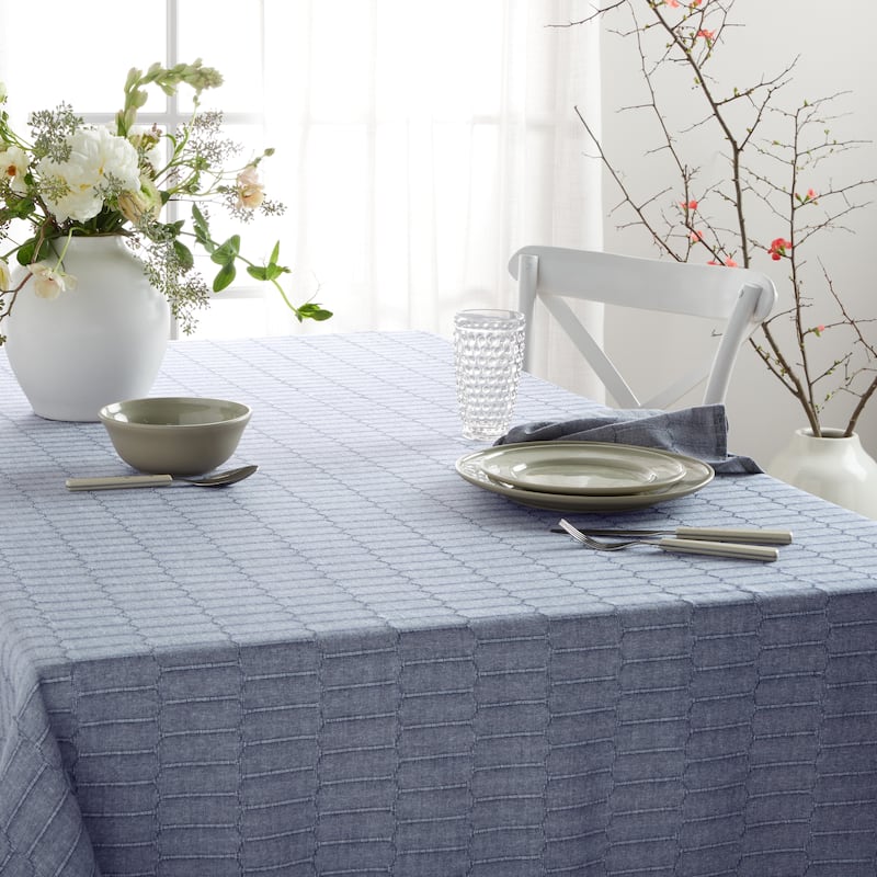 Martha Stewart Honeycomb Modern Farmhouse Tablecloth