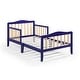 preview thumbnail 2 of 4, Twain Toddler Bed Blue/Natural suitable for kids'bedroom