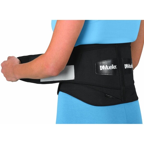 Shop Mueller Adjustable Back Brace with Lumbar Pad Regular Black