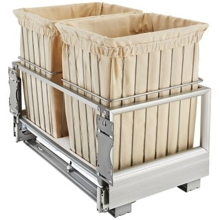 Rev-A-Shelf CH Series Pull Out Double Hamper with Soft Close for 24
