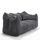 preview thumbnail 37 of 98, Modern Cute Chenille Upholstered Loveseat with High Resilience Foam