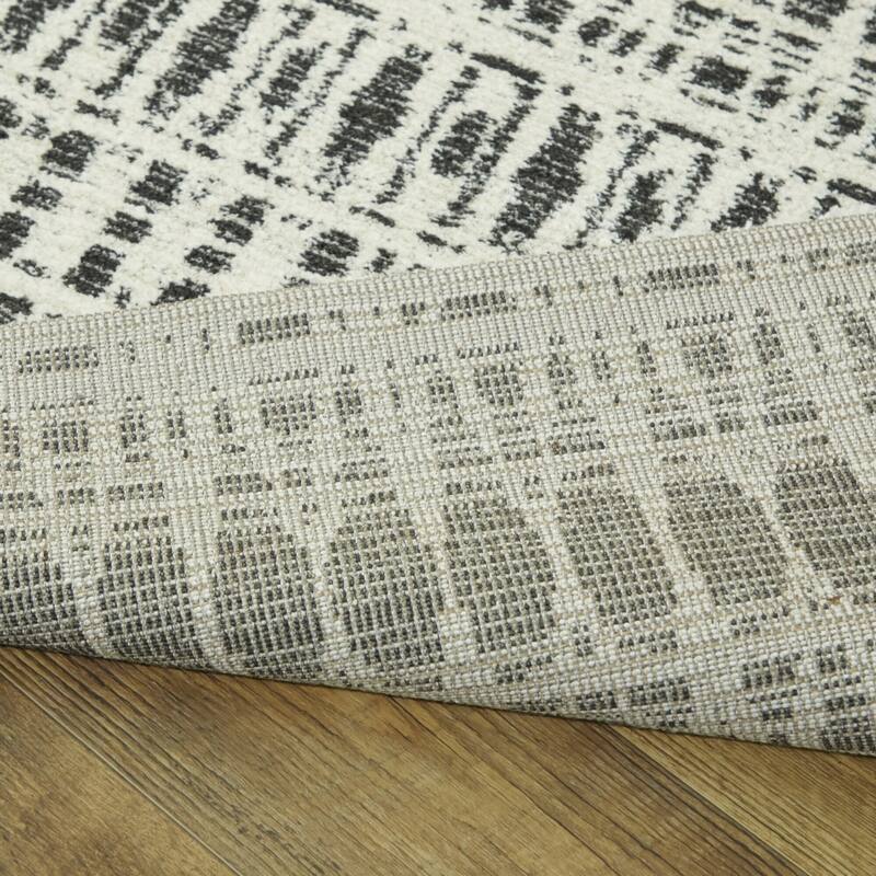 Sylviane Transitional Stripe Area Rug