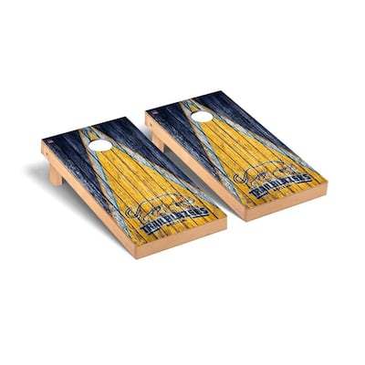 Massachusetts College of Liberal Arts Trailblazers Triangle Cornhole Board Set