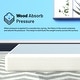 preview thumbnail 3 of 7, ONETAN, 4.5-Inch & 8-Inch Sturdy Wood Box Spring for Mattress Support - Durable and Easy to Assemble Natural Wood Foundation
