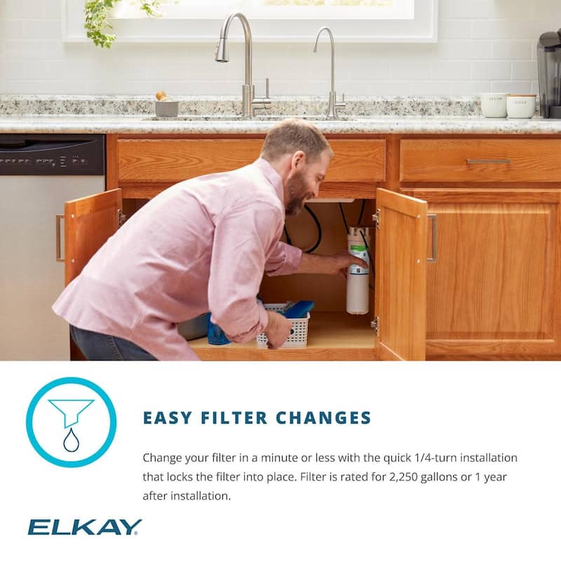 Elkay EWF3001 Quick-Connect DIY Universal Under Sink Filtration Kit