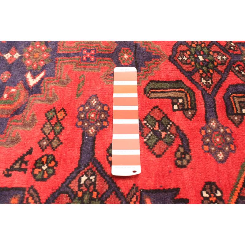 ECARPETGALLERY Hand-knotted Andelz Red Wool Rug - 4'5 x 6'9