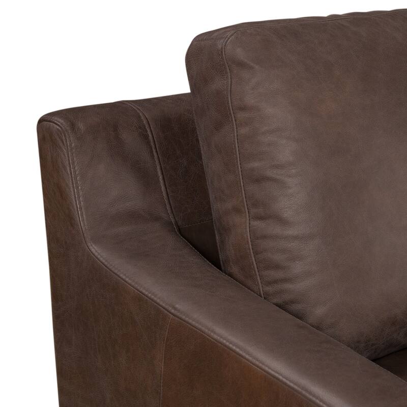 Poly & Bark Sorrento Sectional - Genuine Italian Leather