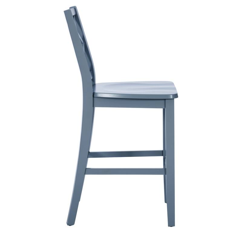Catron Counter Height Solid Wood Dining Bar Stool