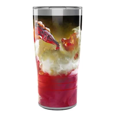 Tervis Traveler Coke Coca-Cola Santa Claus Christmas Holiday Triple Walled Insulated Tumbler Travel 20oz, Stainless Steel