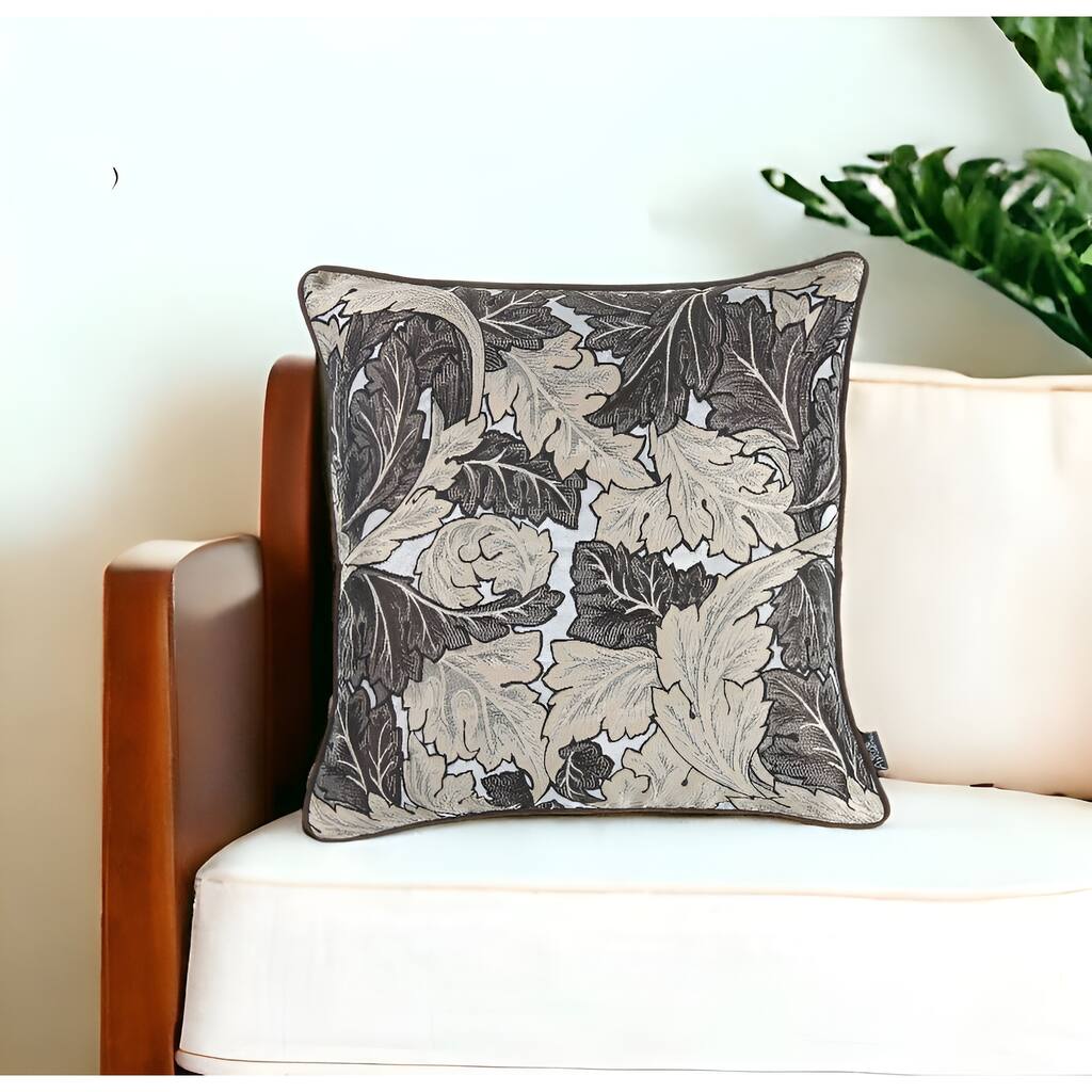 17" Brown Throw Pillow Cover