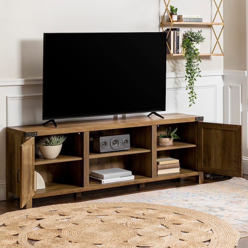 Middlebrook Firebranch 70-inch Barn Door TV Stand