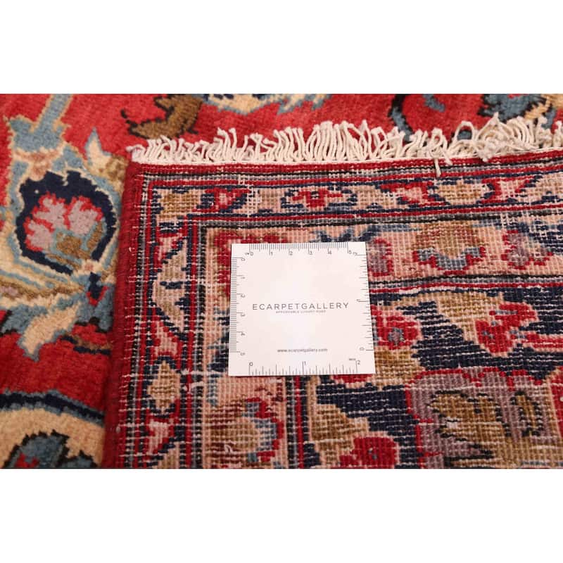 ECARPETGALLERY Hand-knotted Antalya Vintage Red Wool Rug - 7'7 x 11'2