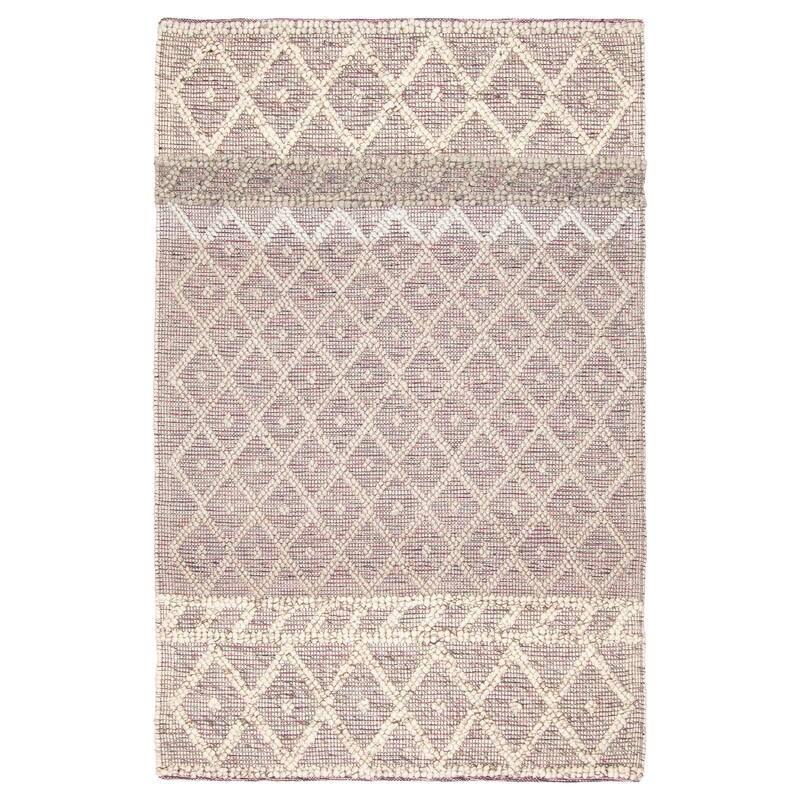ECARPETGALLERY Braid weave Sienna Grey Wool Rug - 5'1 x 7'10 - Grey - 5'1 x 7'10