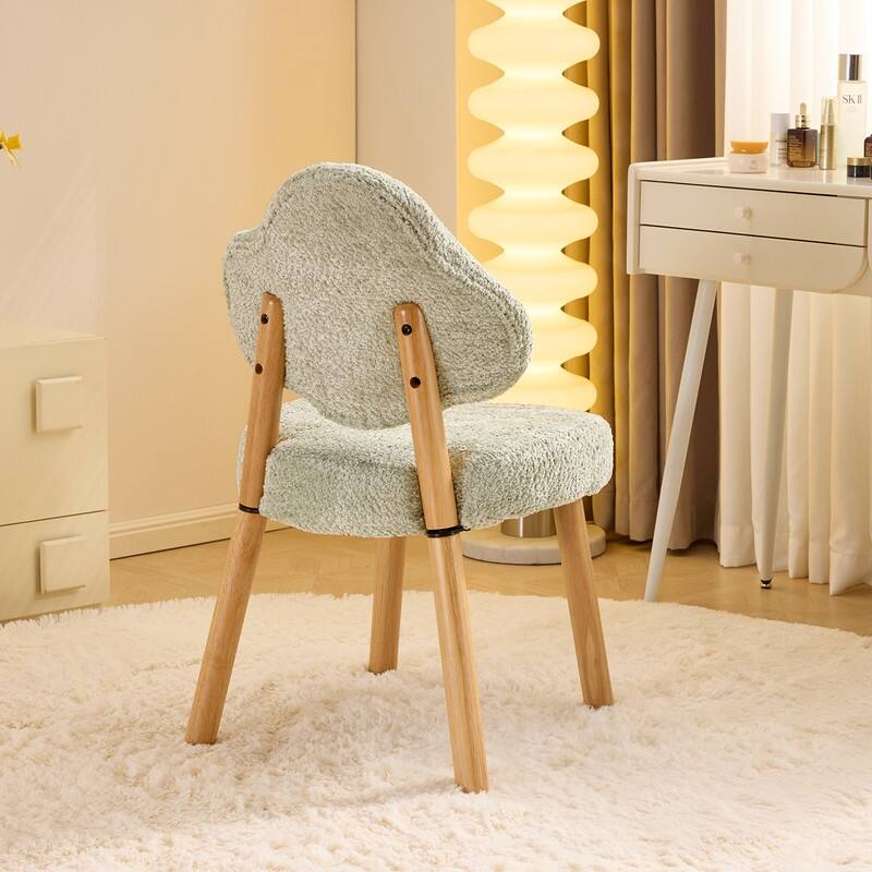 Cloud Puff Soft Accent Chair – Cozy Vanity & Lounge Chair
