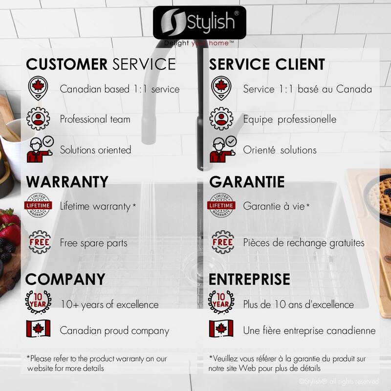 Undermount 32" Single-Bowl Stainless Steel Kitchen Sink S-323XG - 32" x 18" x 10"