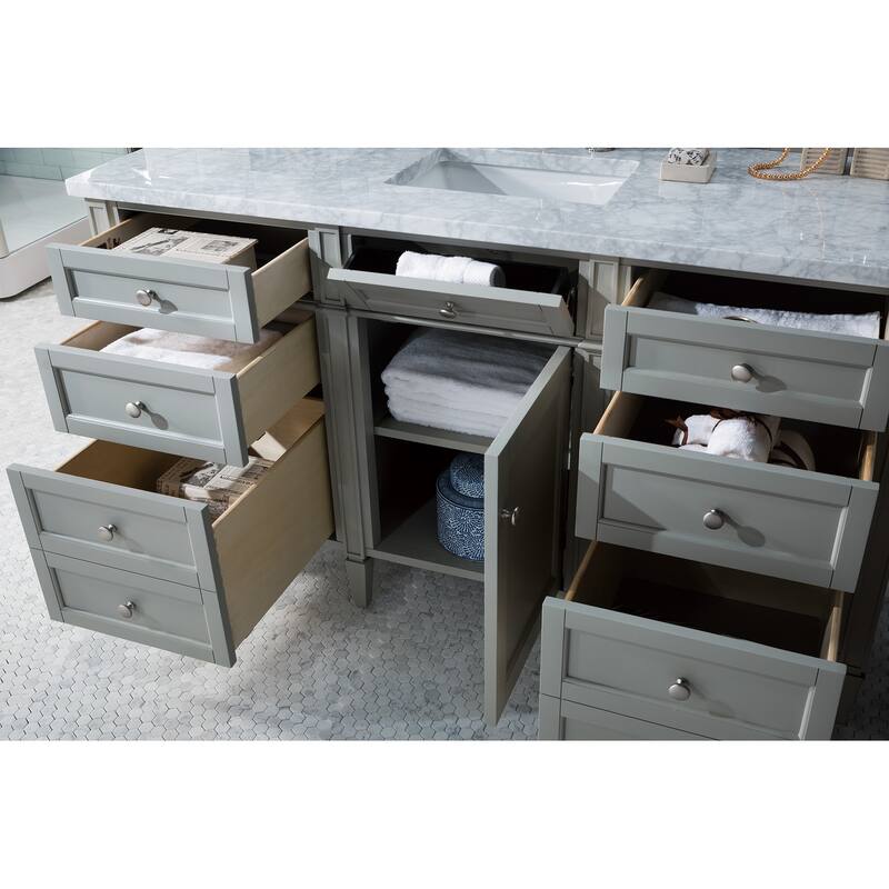 James Martin Vanities Brittany 60" Single Vanity, Urban Gray