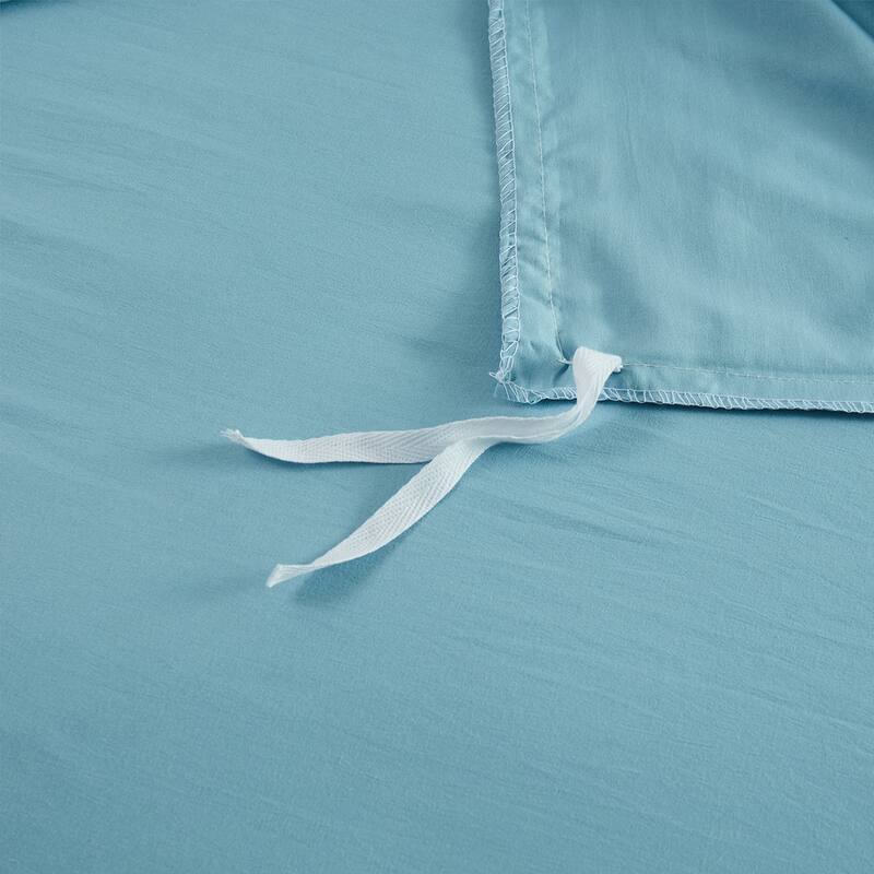 Solid Color Ultra Soft 3-piece Duvet Cover Set