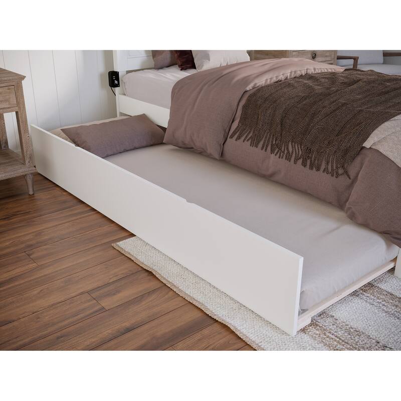 AFI, Canyon Platform Bed with Matching Footboard & Trundle