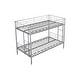 preview thumbnail 7 of 27, Twin over Twin Bunk Bed with 2 Side Ladders and Safe Guardrail, Silver