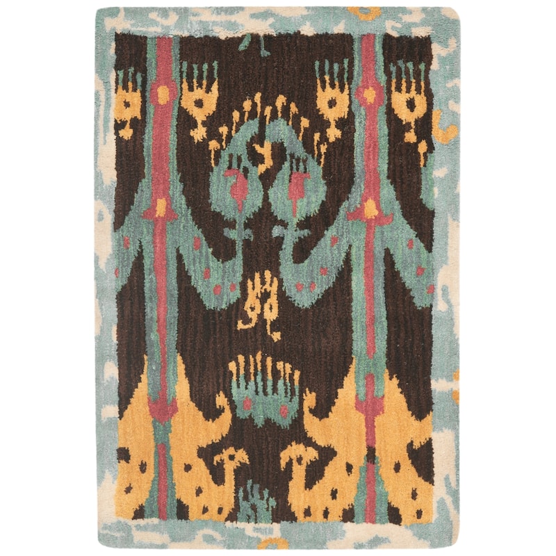 SAFAVIEH Handmade Ikat Krete Modern Wool Rug