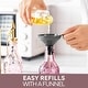 preview thumbnail 178 of 196, COOK WITH COLOR Glass Olive Oil Bottle Dispenser - 2 Pack- 17oz Oil and Vinegar Carafe Decanter